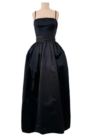 Givenchy 1980s Runway Sample Silk Satin Dress - 12.5" W