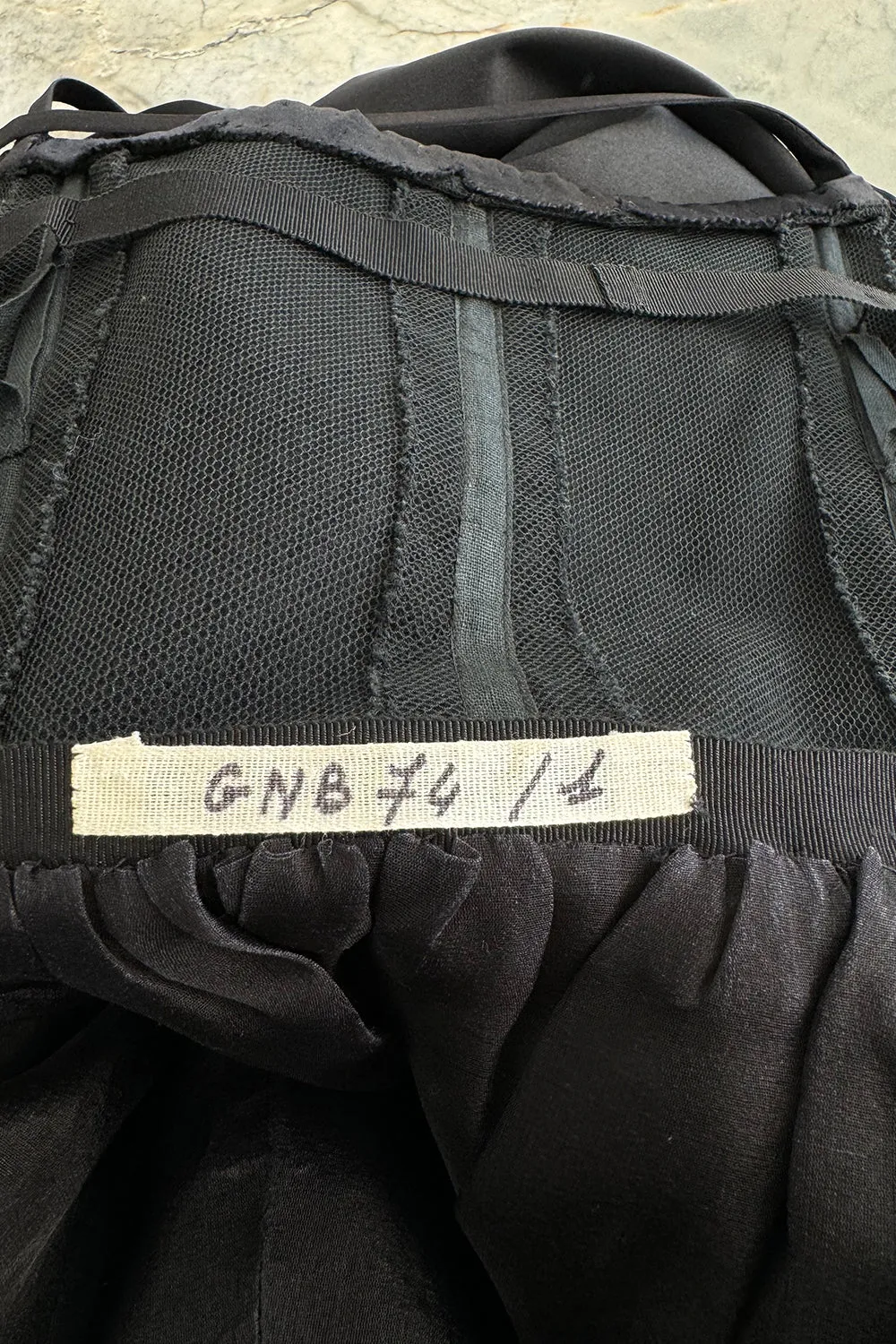 Givenchy 1980s Runway Sample Silk Satin Dress - 12.5" W