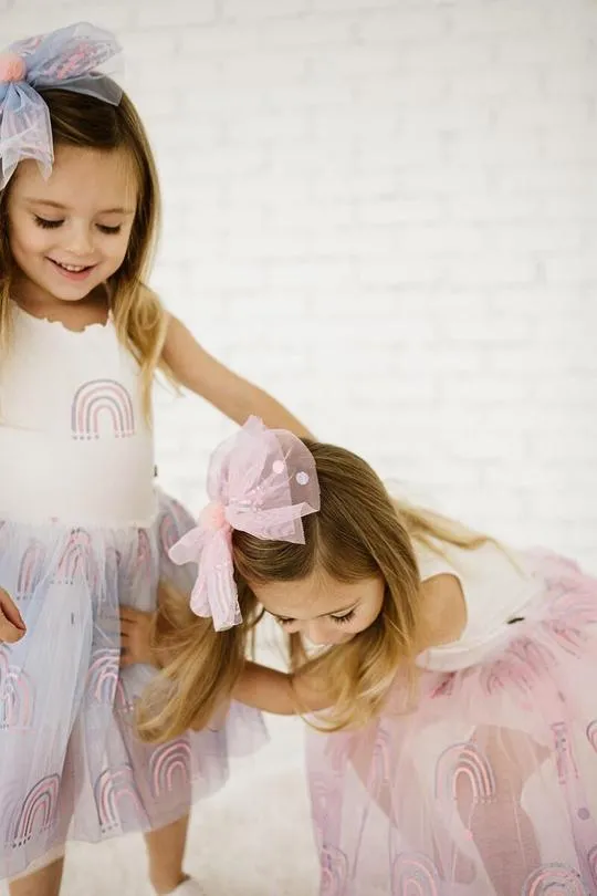 Glitter Rainbow Tutu Dress
