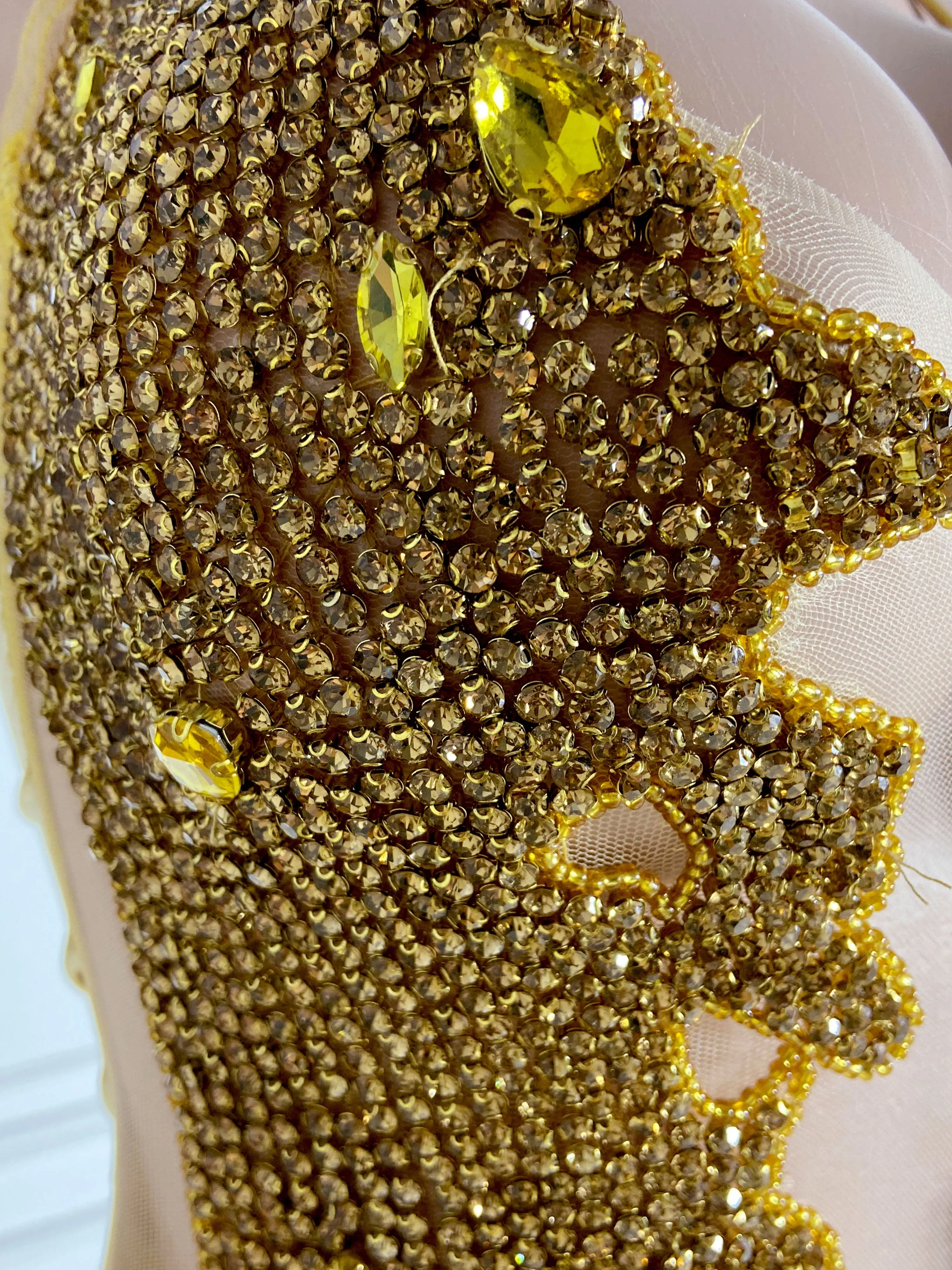 Golden Alluring Glitter Halter Mini Dress