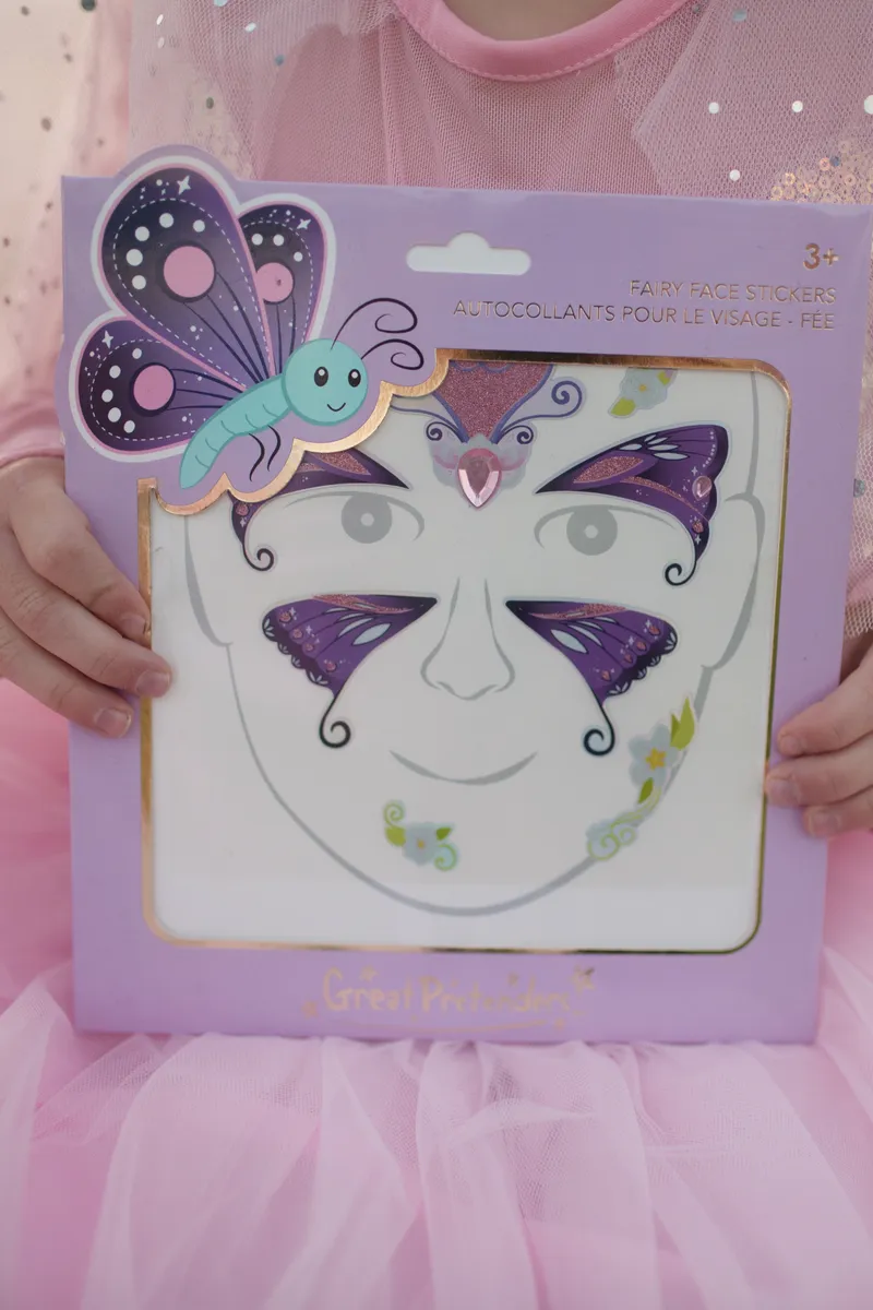 Great Pretenders Butterfly Fairy Face Stickers