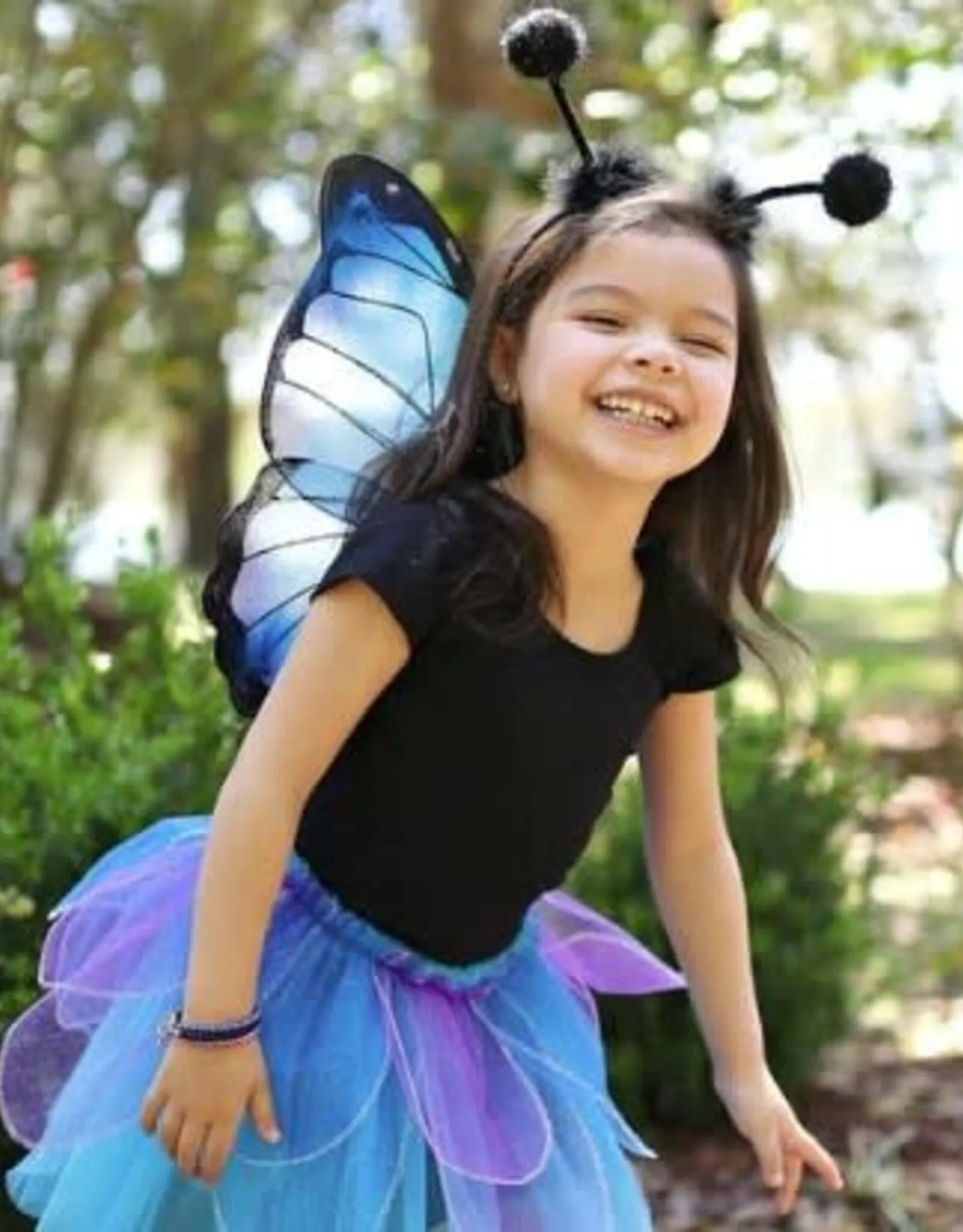 Great Pretenders Midnight Butterfly Tutu With Wings & HB, Size 4-6