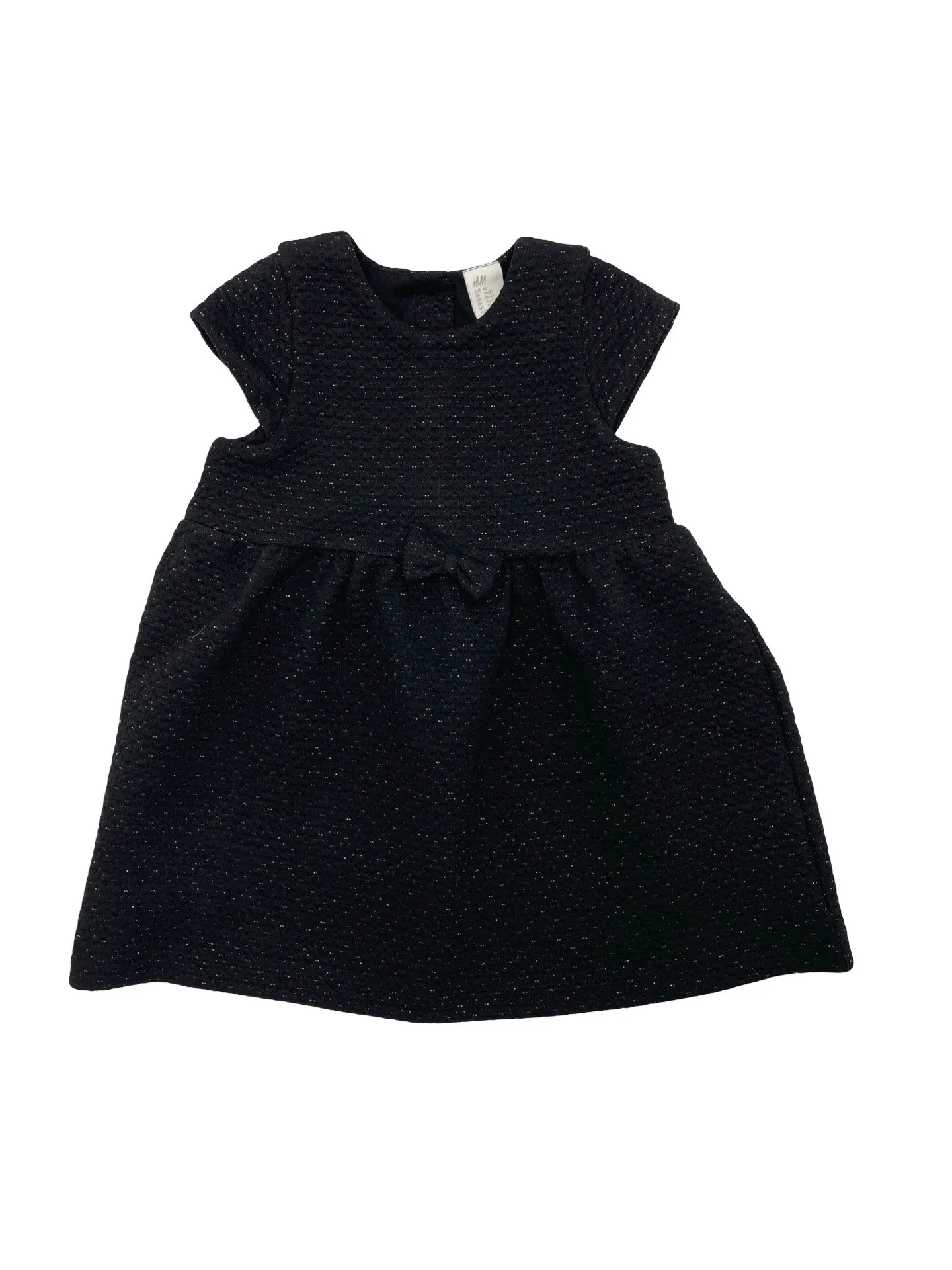 H&M quilted glitter dress - 1.5-2y