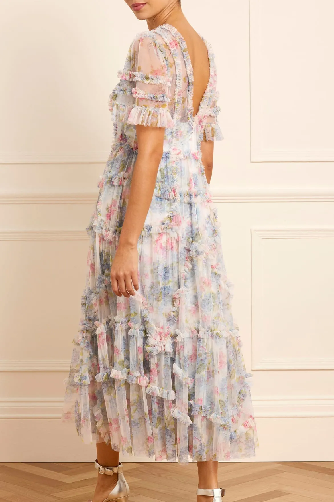 Hydrangea Ruffle Ballerina Dress