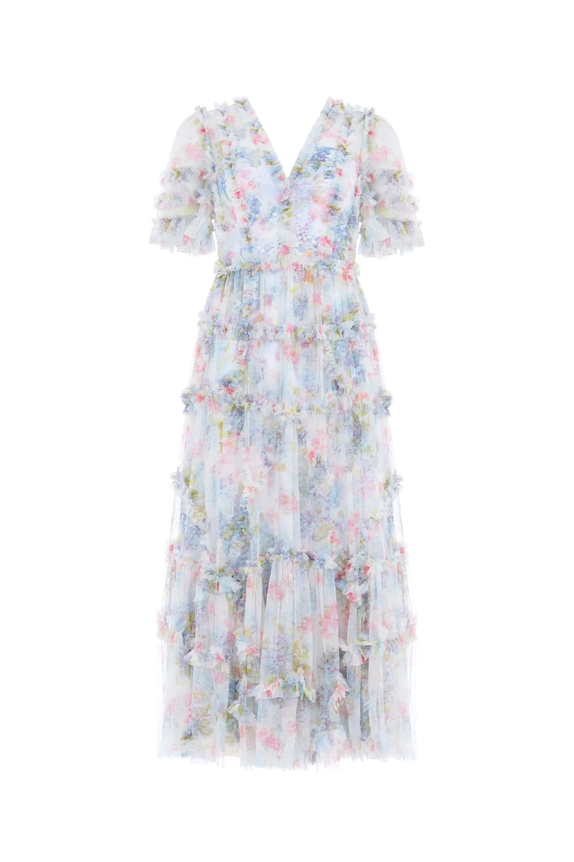 Hydrangea Ruffle Ballerina Dress
