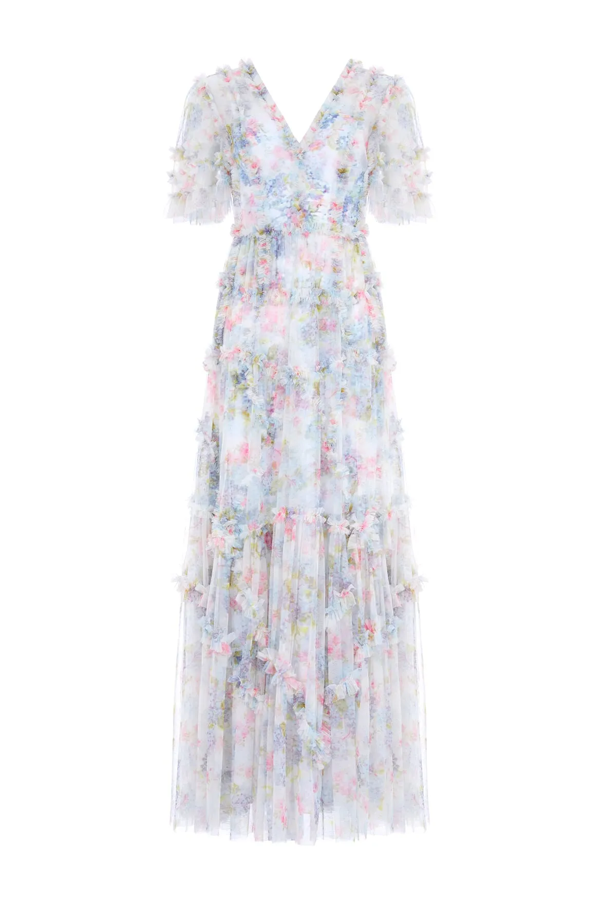 Hydrangea Ruffle Gown