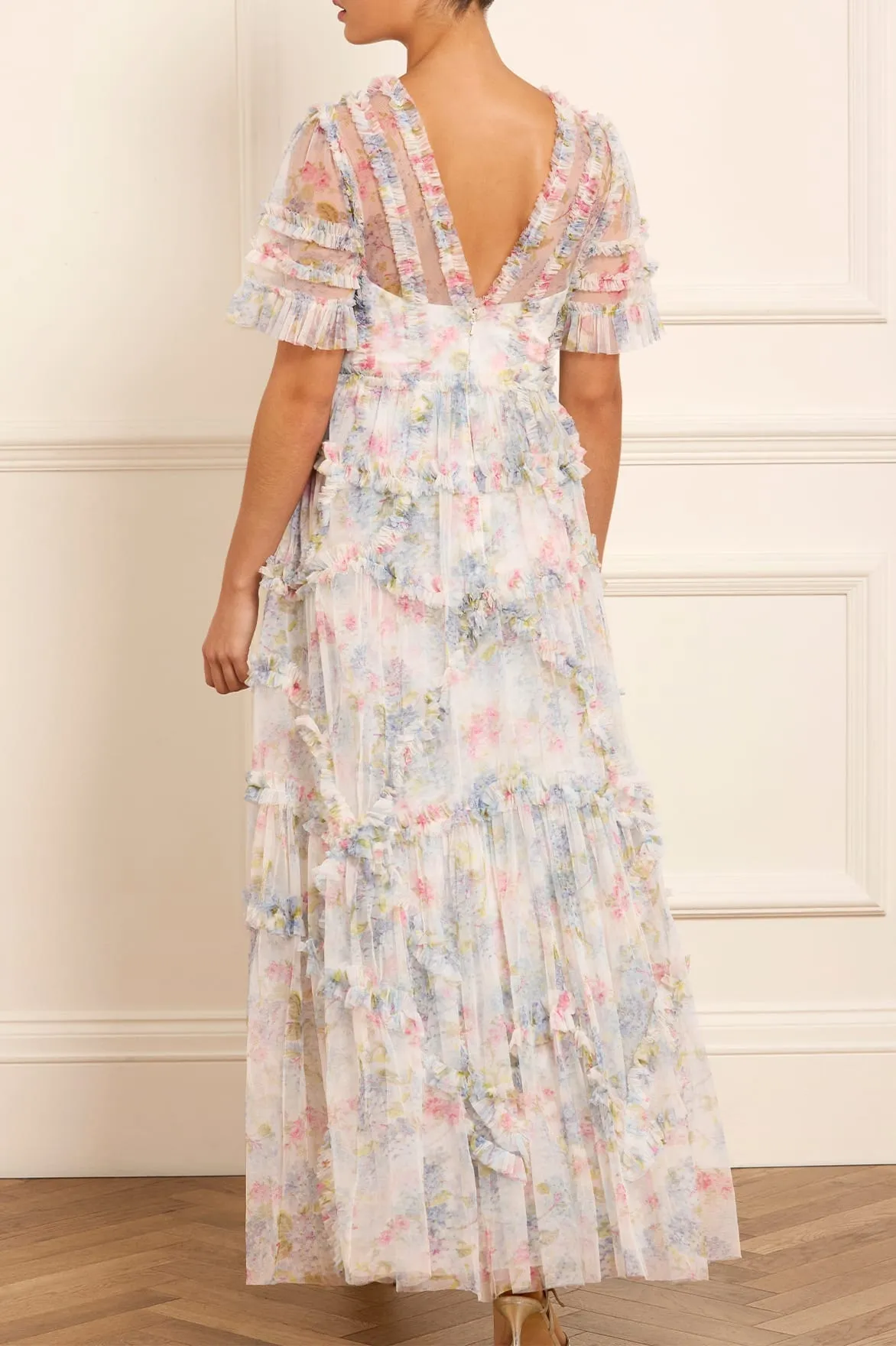 Hydrangea Ruffle Gown