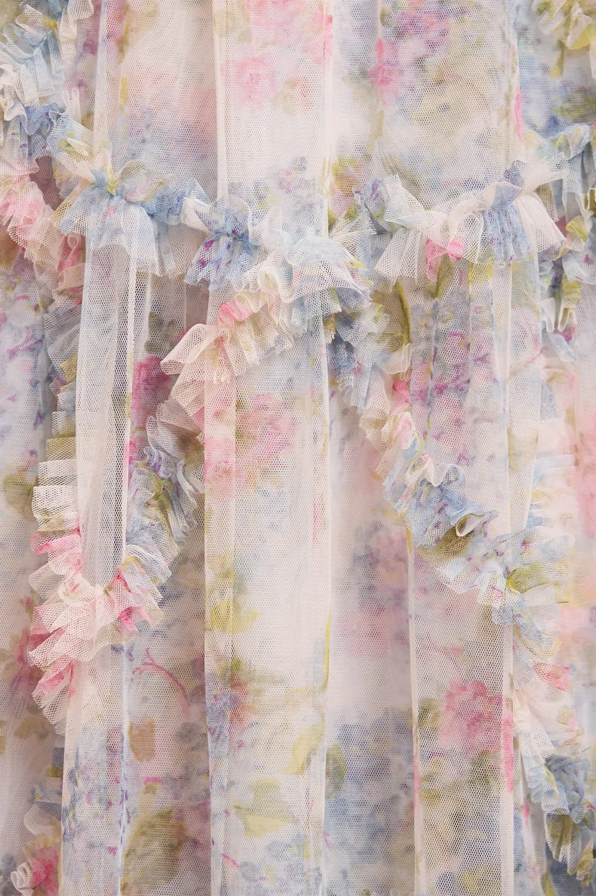 Hydrangea Ruffle Gown