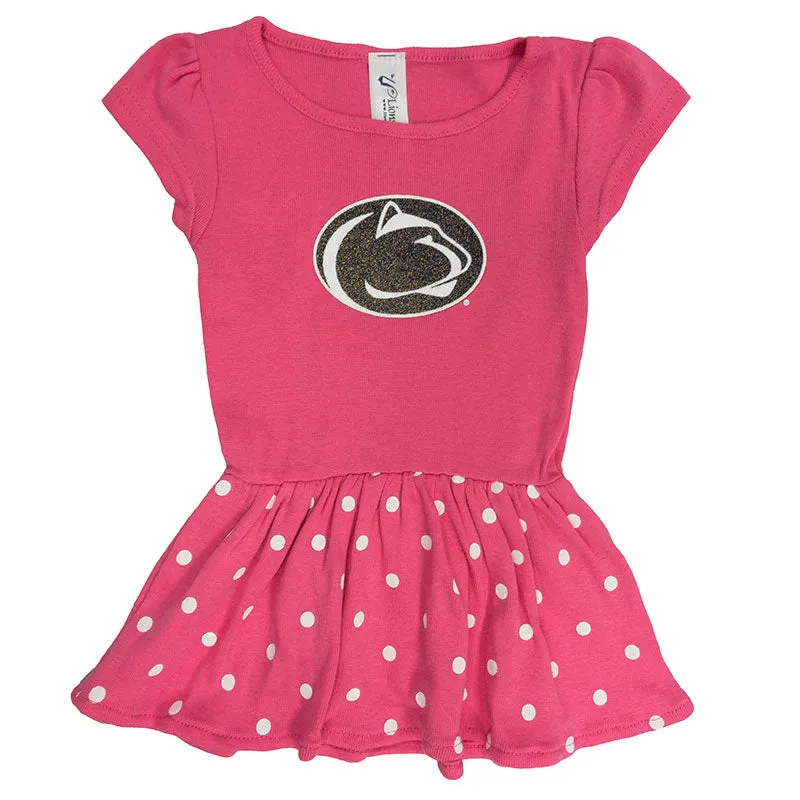 Infant Penn State Polka Dot Dress