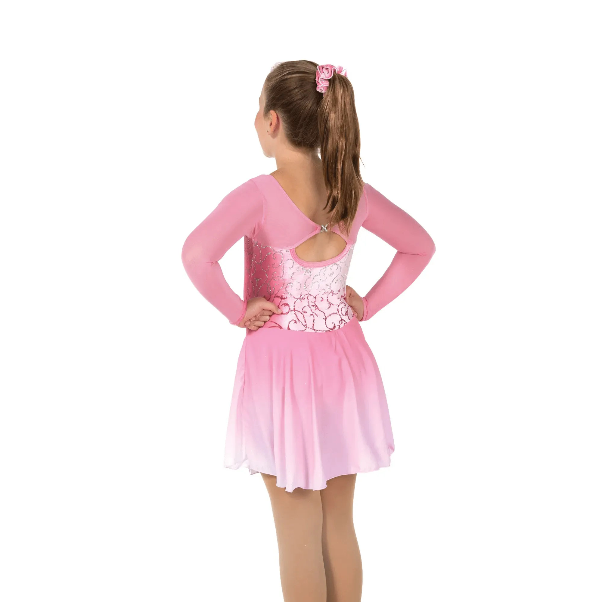 Jerry's 639 Drifting Petals Figure Skating Dress - Youth