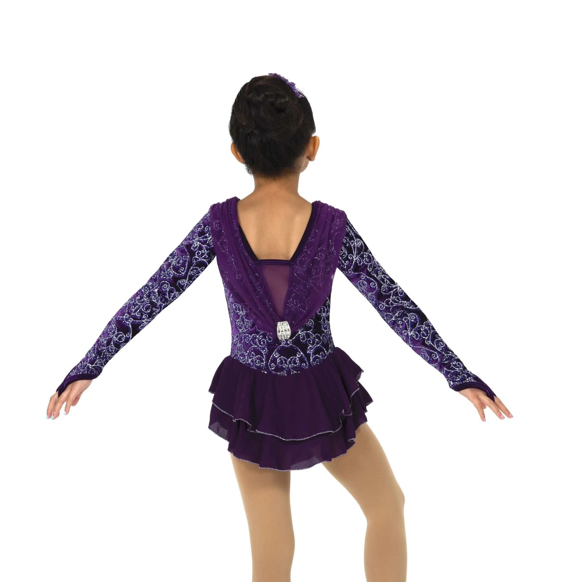 Jerry's 692 Peruvian Purple Figure Skating Dress - Youth