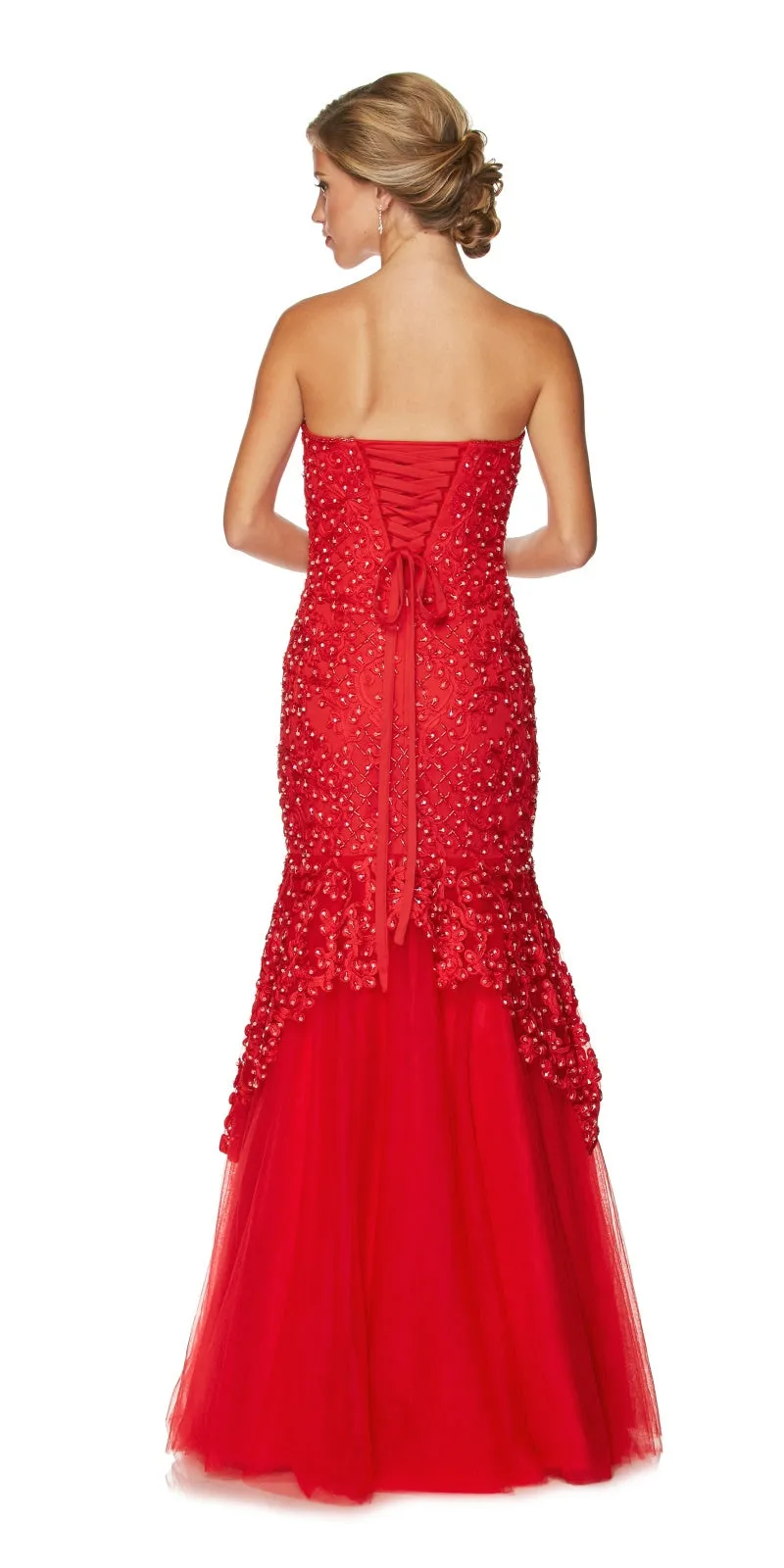Juliet 644 Sweetheart Neckline Mermaid Style Prom Gown