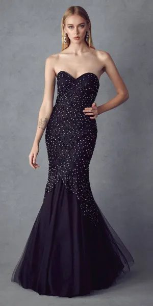 Juliet 644 Sweetheart Neckline Mermaid Style Prom Gown