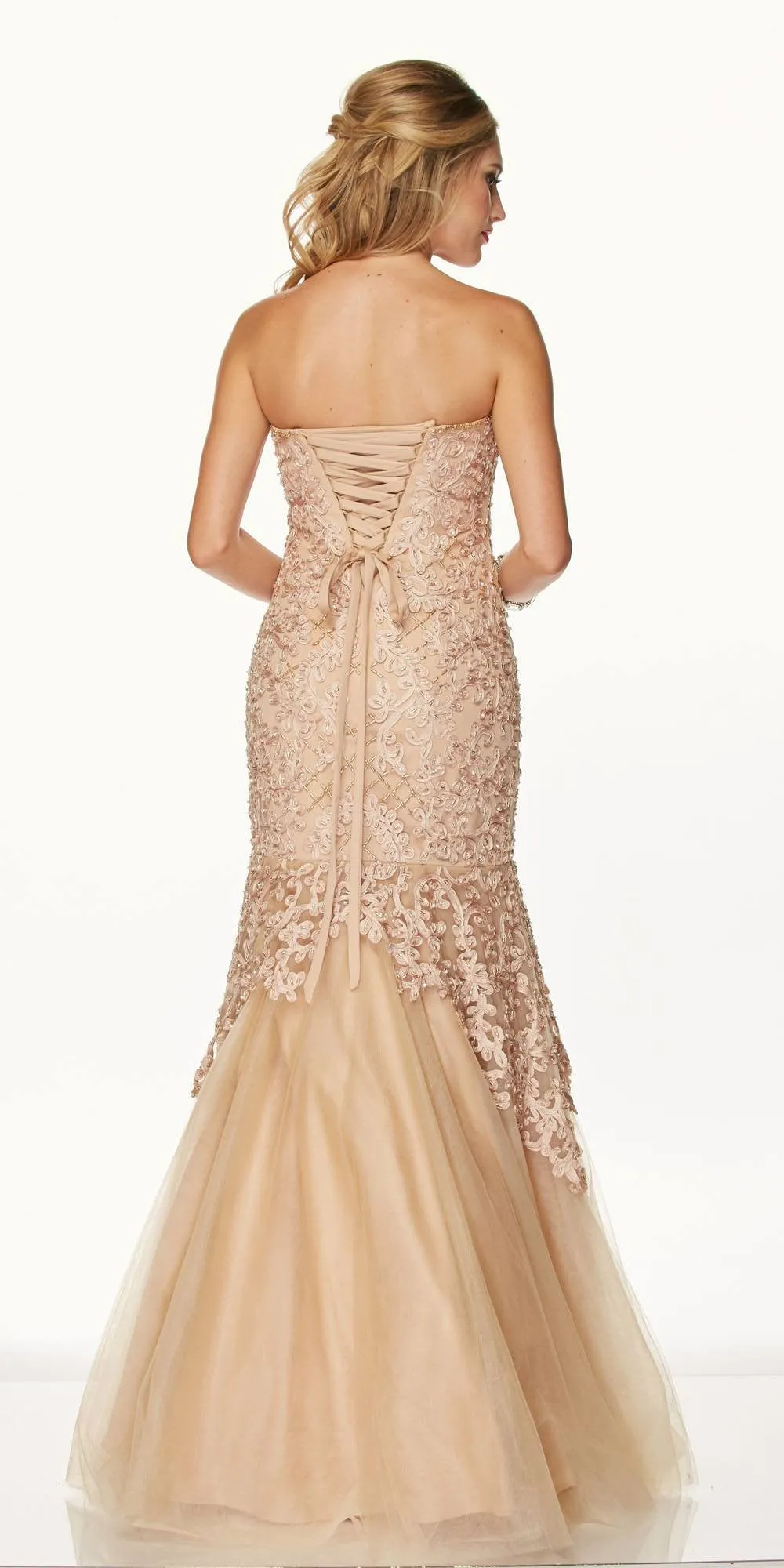 Juliet 644 Sweetheart Neckline Mermaid Style Prom Gown