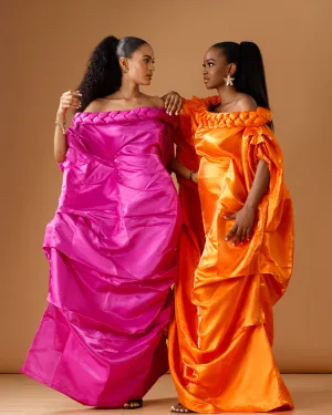 Juno Off-the-Shoulder Maxi (Orange)