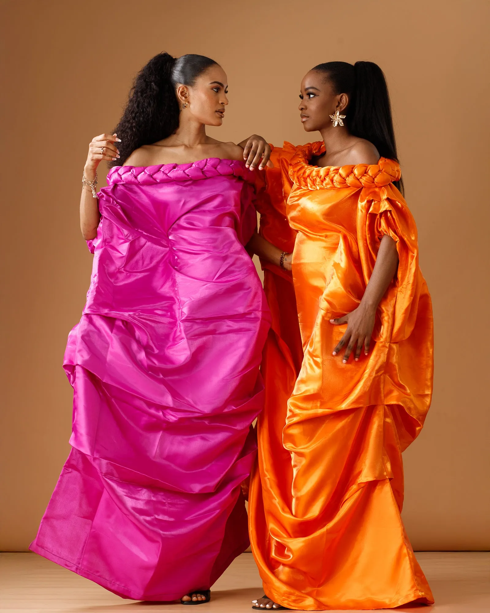 Juno Off-the-Shoulder Maxi (Orange)
