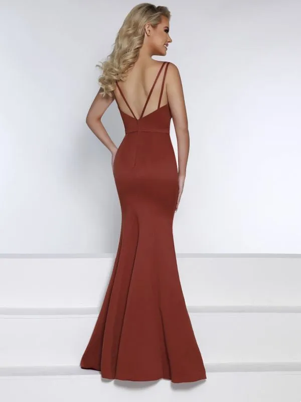 Kanali K Size 12 1848 Rust Bridesmaid Dress