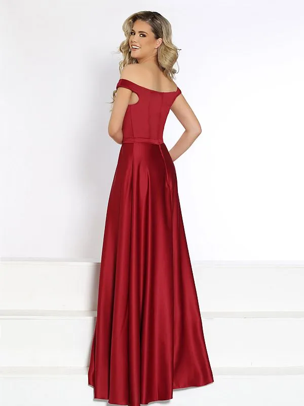 Kanali K Size 14 1801 Cranberry Bridesmaid Dress