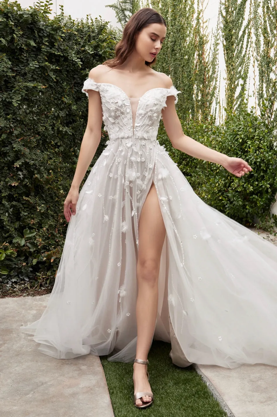 LaDivine by Cinderella Divine A1038W Wedding Gown