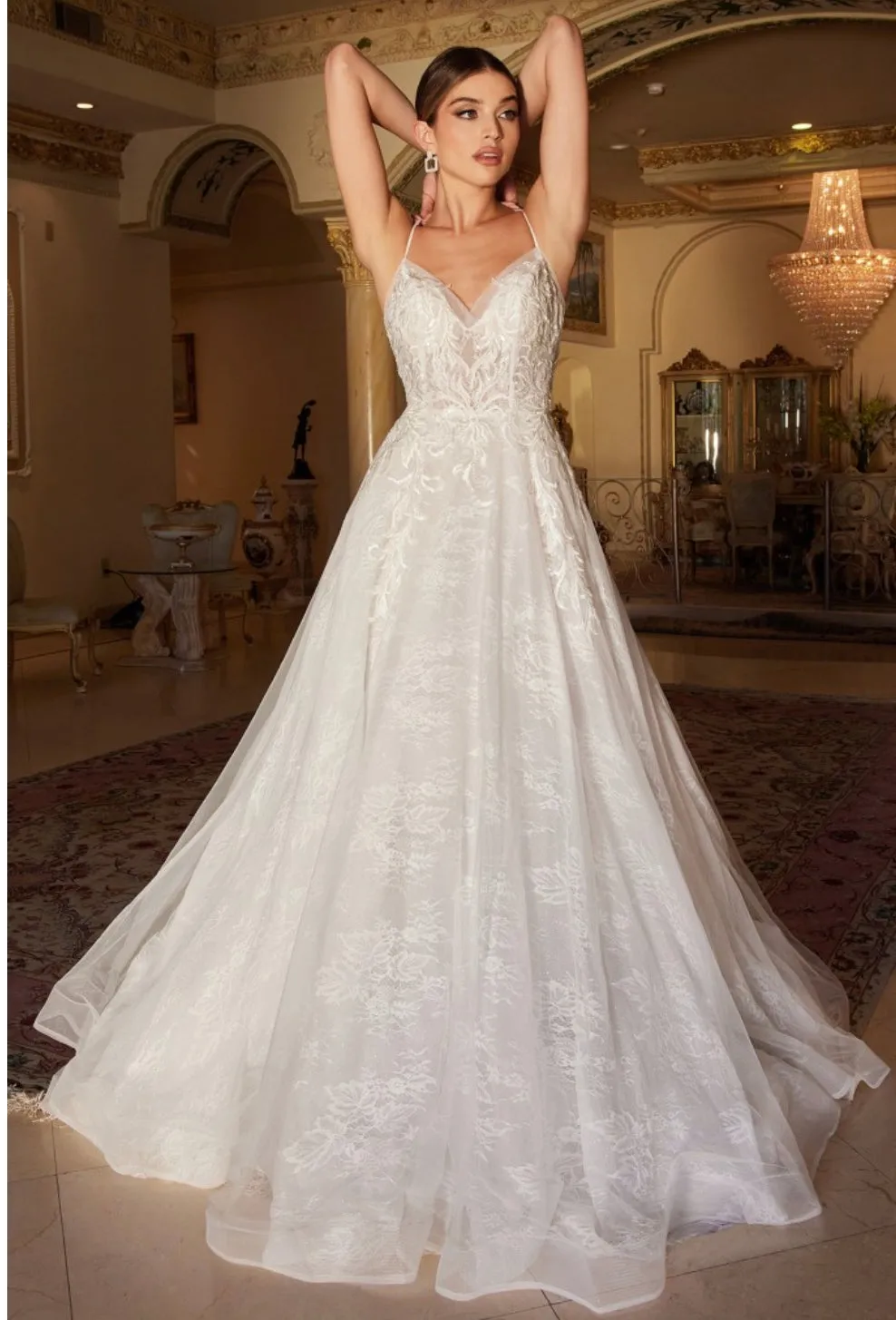 LaDivine by Cinderella Divine A1102W Wedding Gown