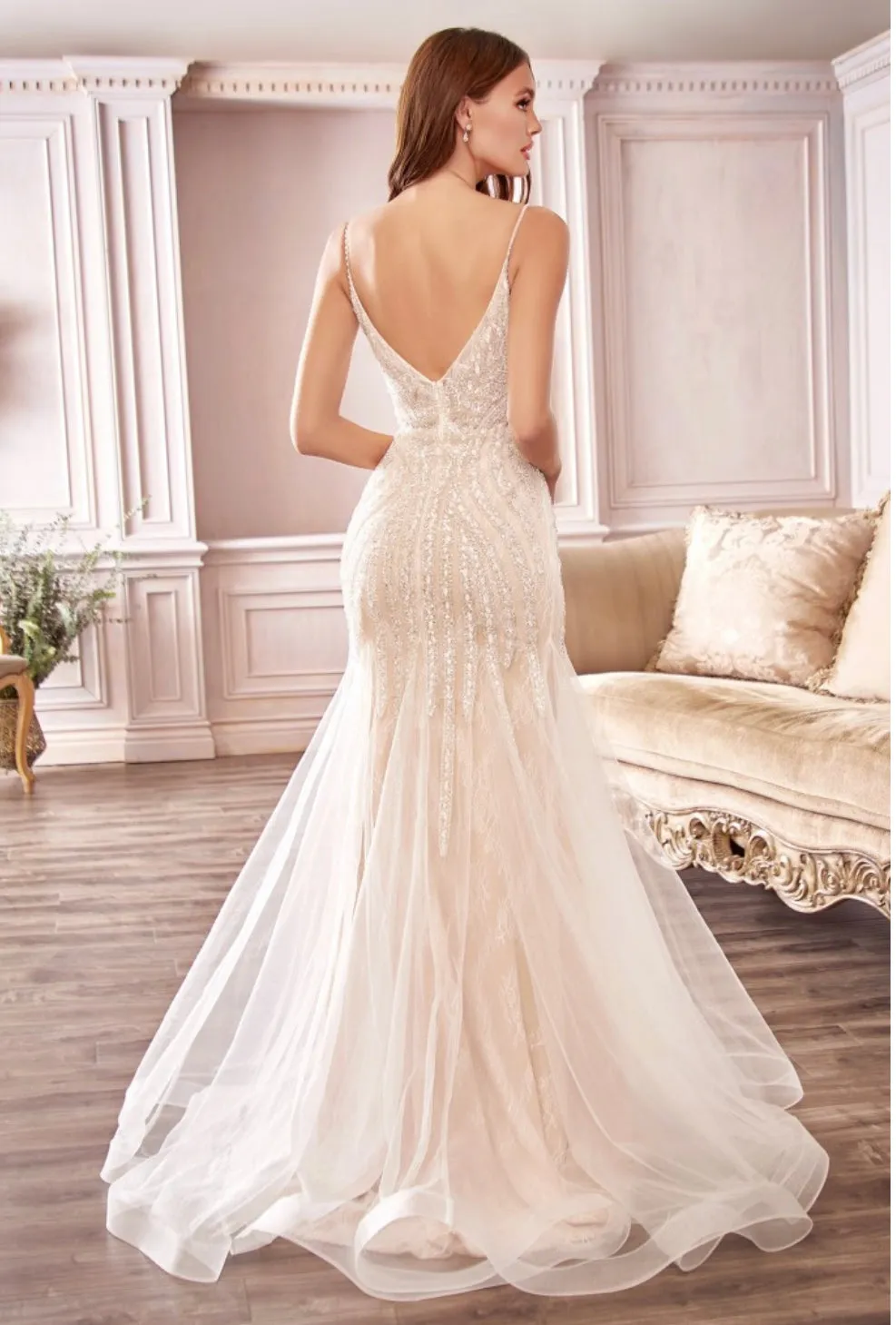 LaDivine by Cinderella Divine CDS401W Wedding Gown