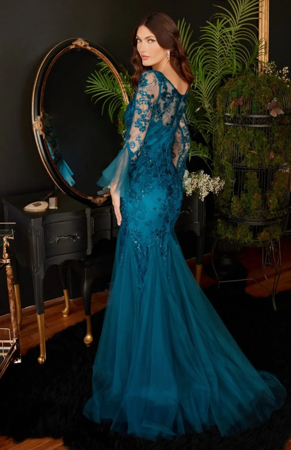 LaDivine by Cinderella Divine CM327 Evening Gown