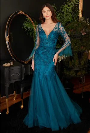 LaDivine by Cinderella Divine CM327 Evening Gown