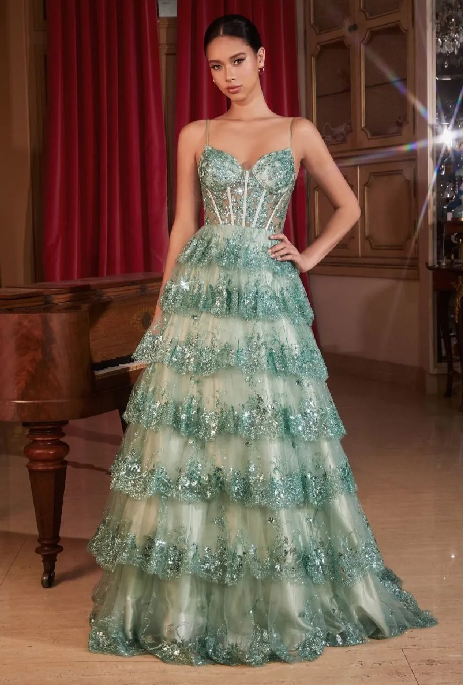 LaDivine by Cinderella Divine Evening Gown KV1108