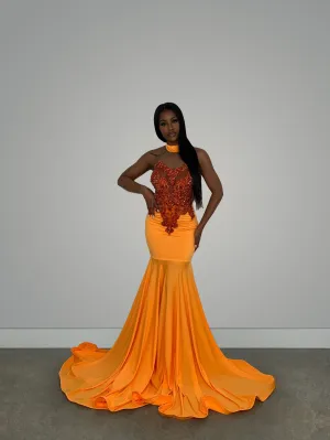 Lama Gown Orange