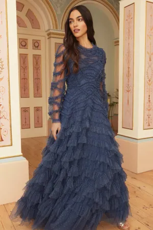 Lana Round Neck Gown