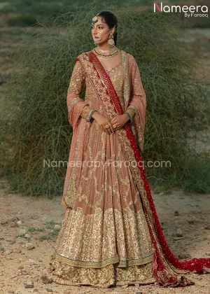 Latest Bridal Lehenga with Traditional Gown #BS658