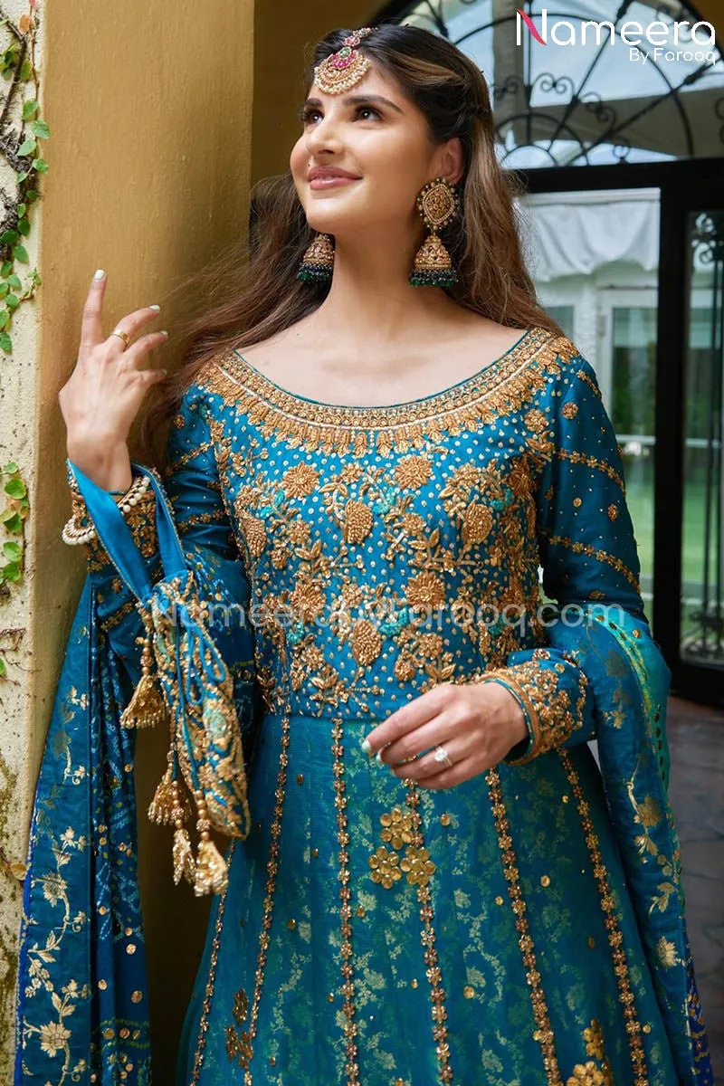 Latest Pakistani Bridal Gown Lehnga Choli Dress #BS574