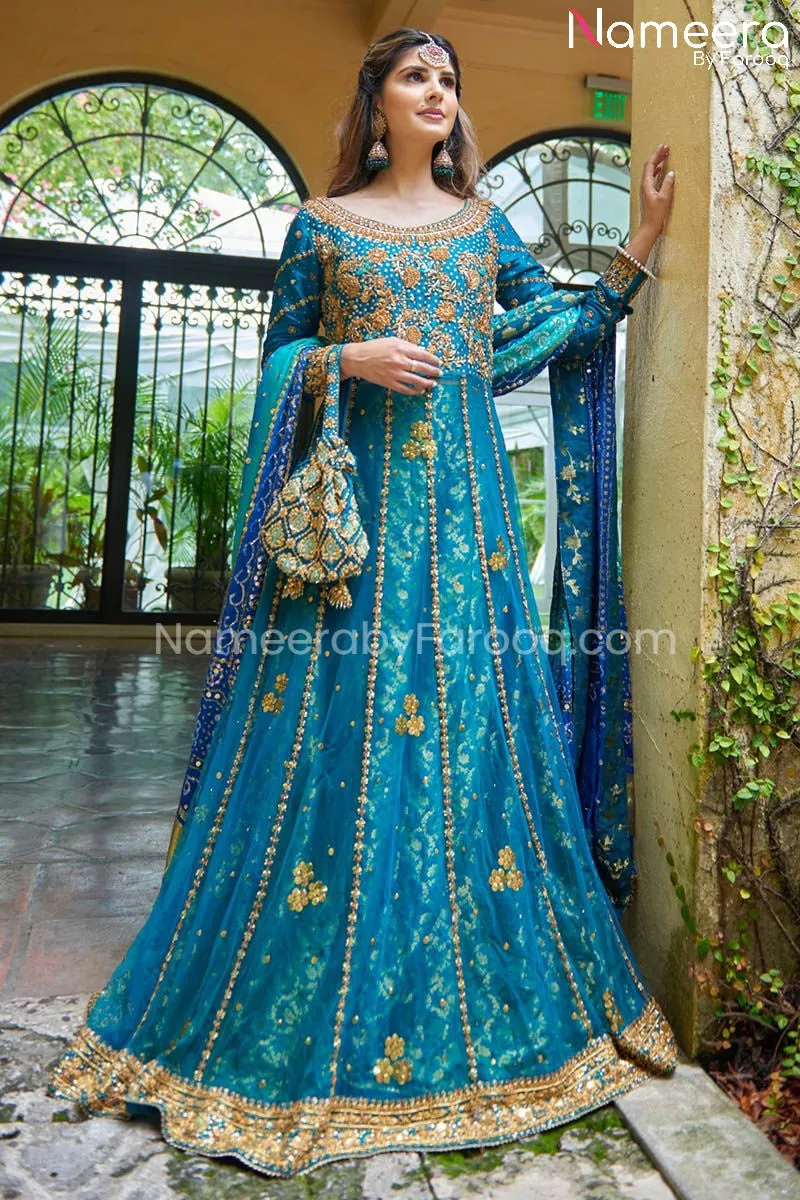 Latest Pakistani Bridal Gown Lehnga Choli Dress #BS574