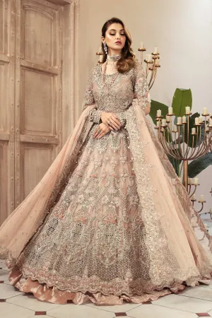 Latest Pakistani Wedding Gown with Lehenga Dress #BS743