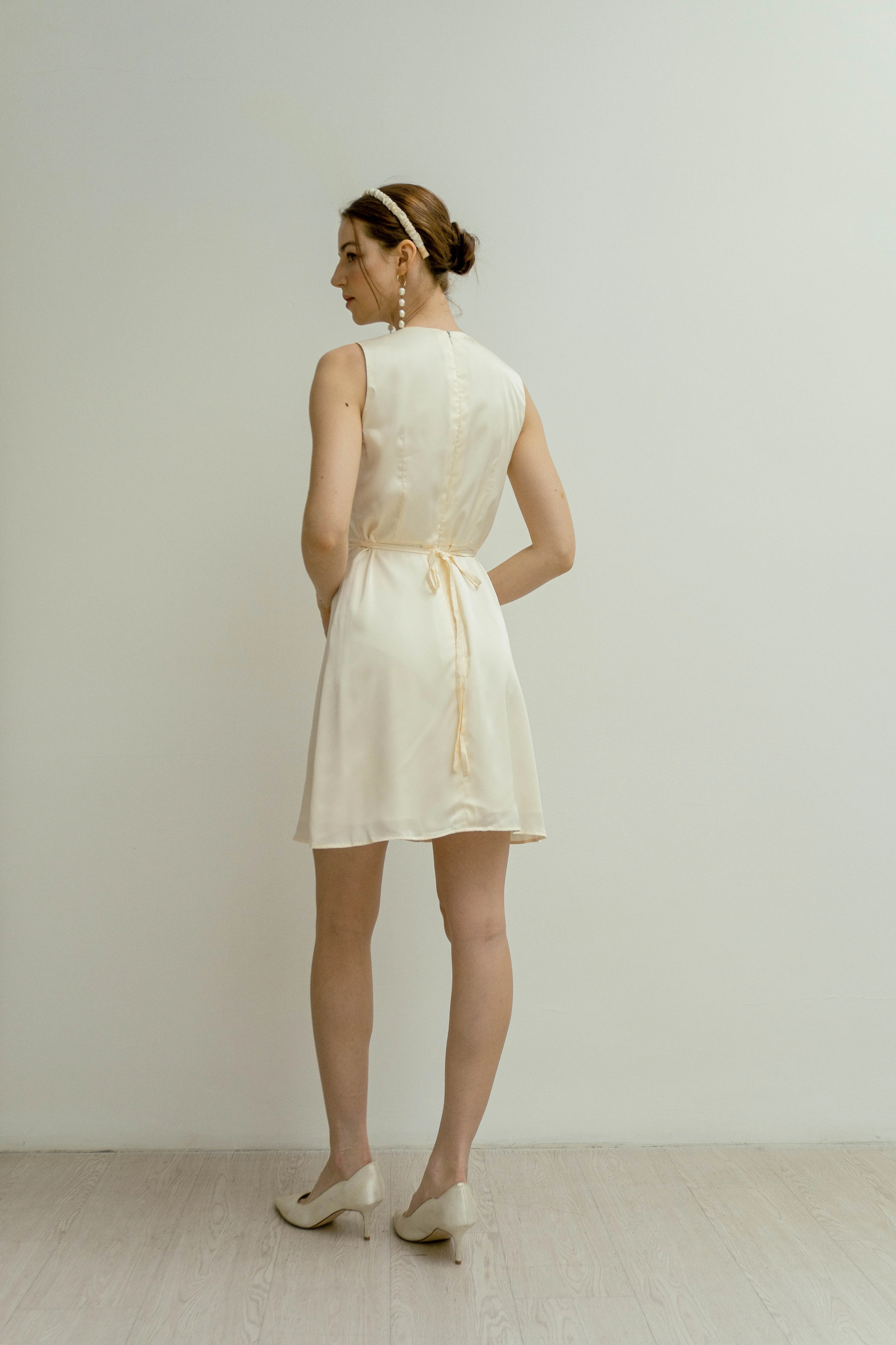 Lenore V Neck Mini Dress