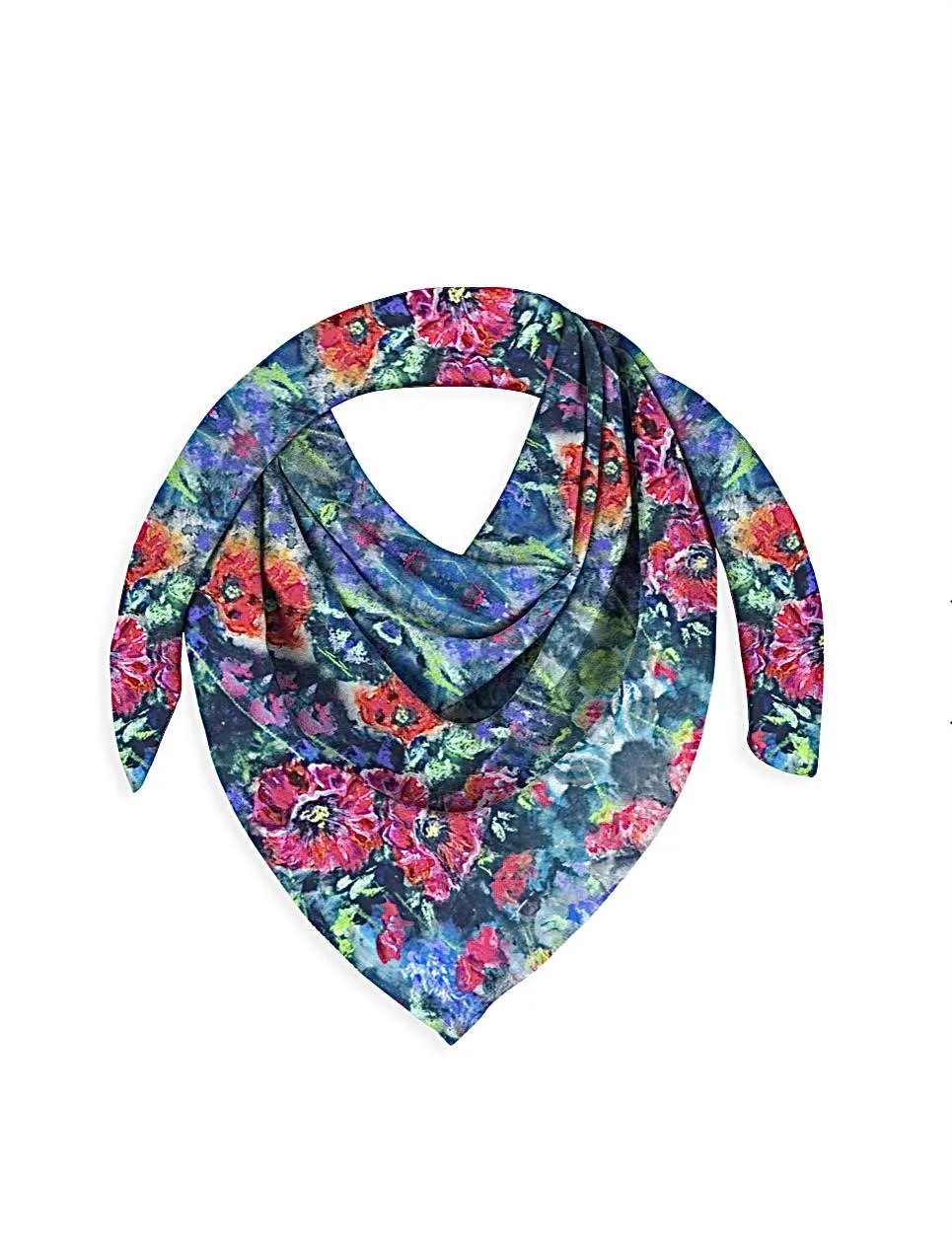 Life in Full Bloom Silk Scarf
