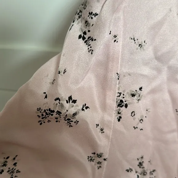 Lily Ashwell Gemma Dress Pink Floral Silk Size XS/ S  2-4 RARE