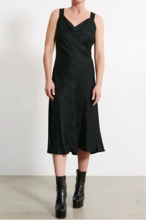 Linda Midi Dress in Black