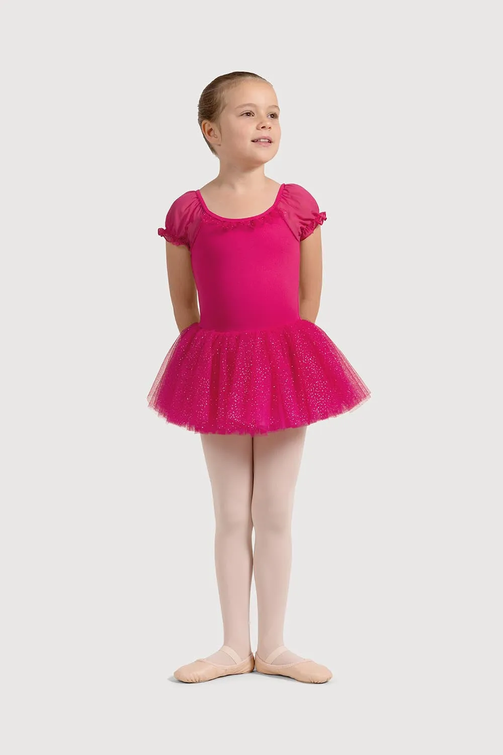 LM51559G - Mirella Miami Cap Sleeve Girls Tutu Dress