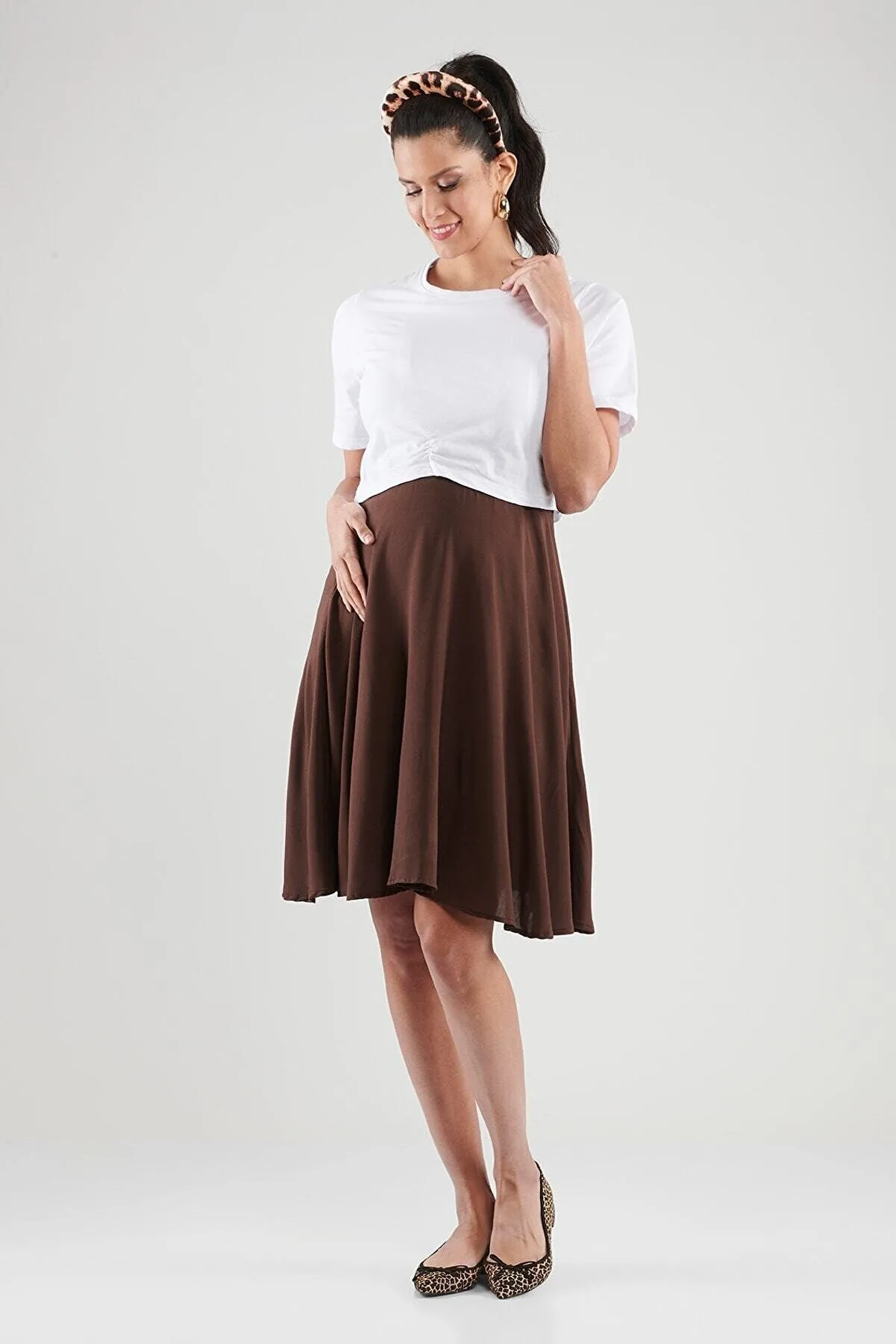 Lorena Dress - Brown