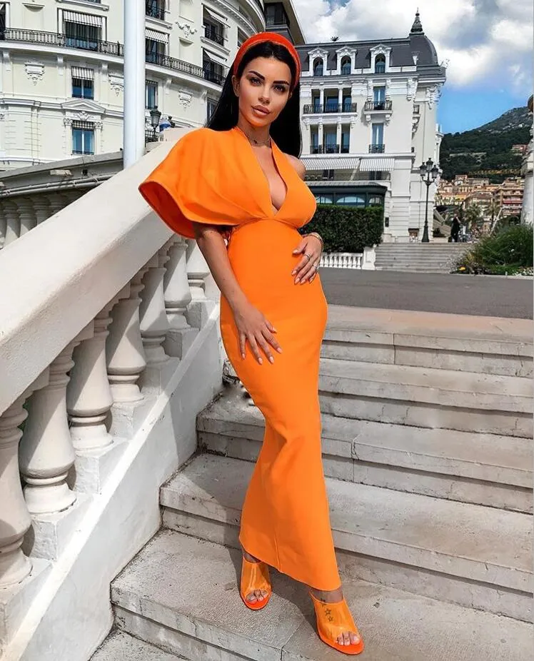 Maxi Long Bandage Dress