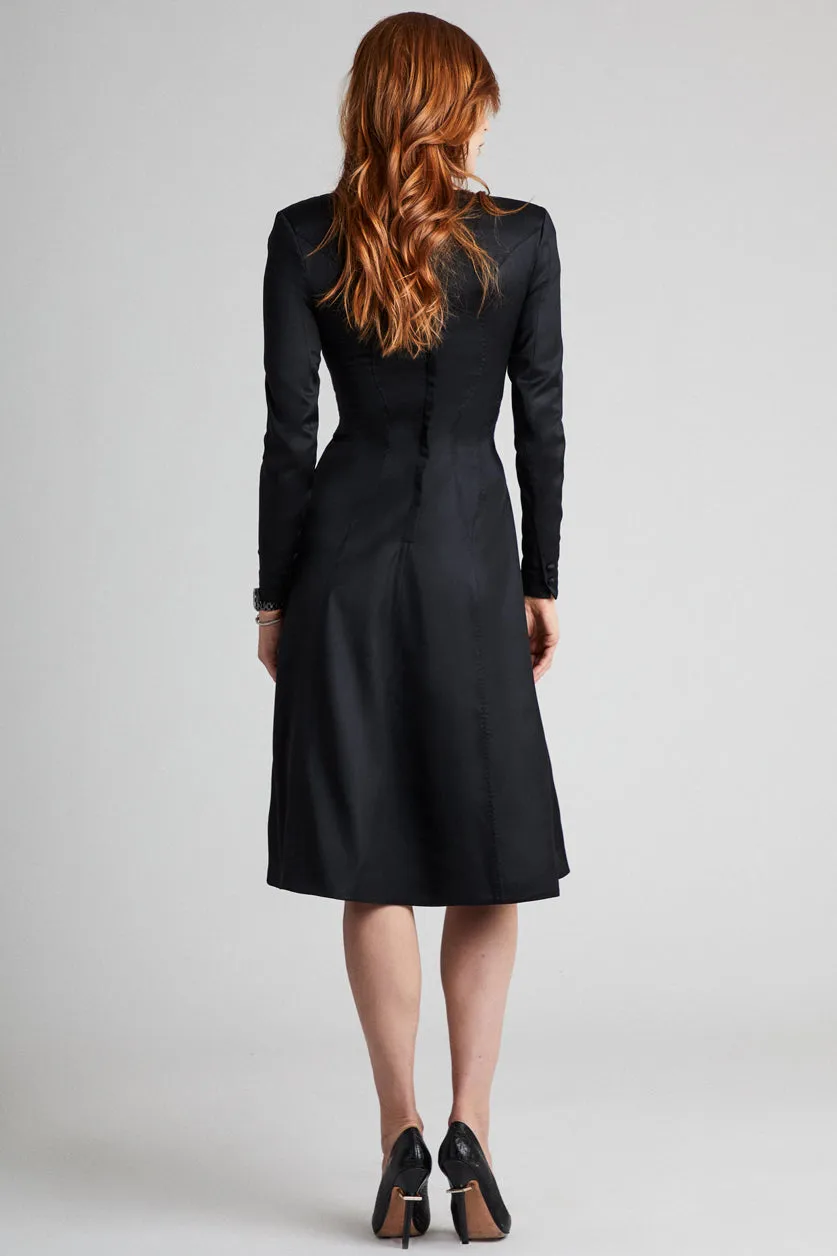 Merino Wool Suiting Dress