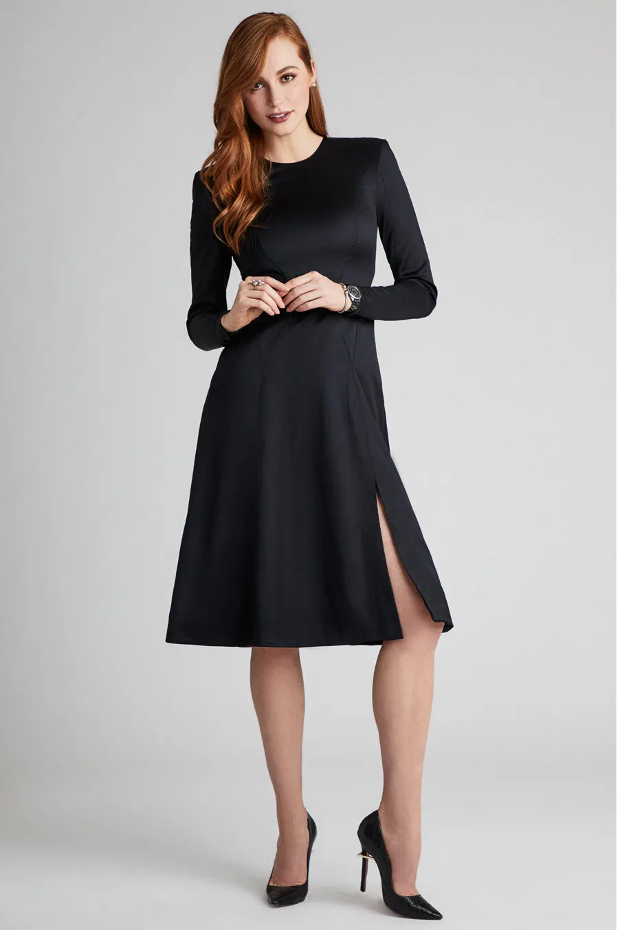 Merino Wool Suiting Dress