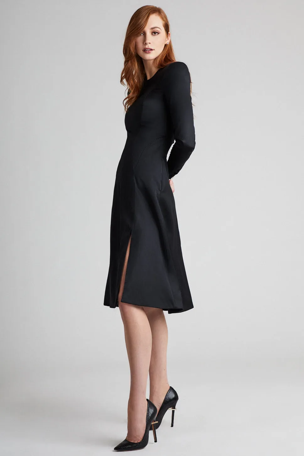 Merino Wool Suiting Dress