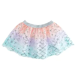 Mermaid Ombre w/Silver Tutu