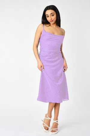 Micro Polka Dot Slip Dress
