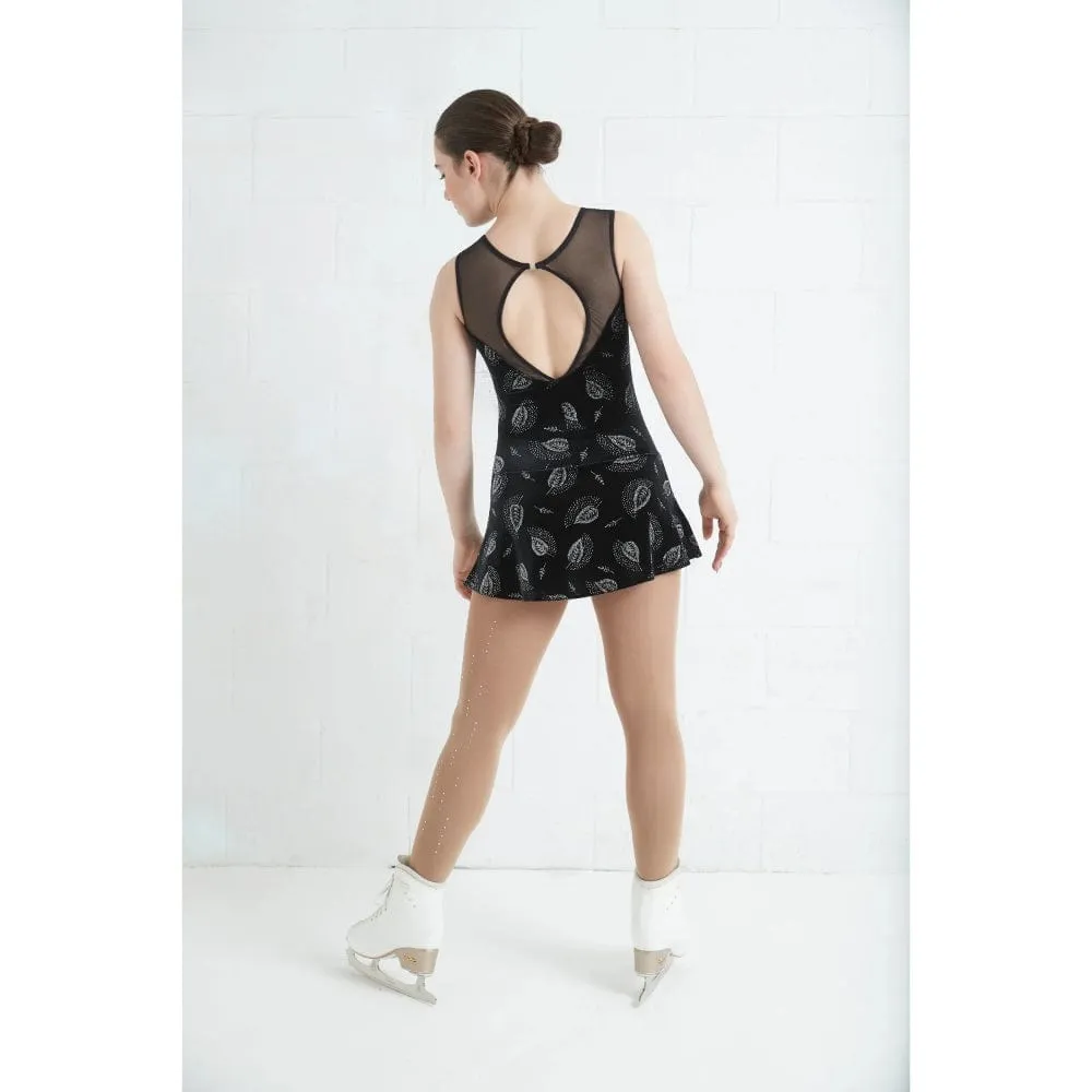 Mondor 12935 Glitter Velvet Skating Dress