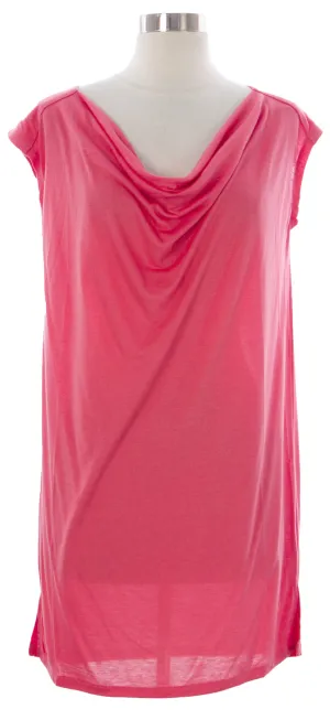 NAILA Women's Peach Cowl Neck Halaya Dress Dre2PEAH $110 NEW