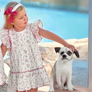 New In Juliana Fresia Pink Floral Dress