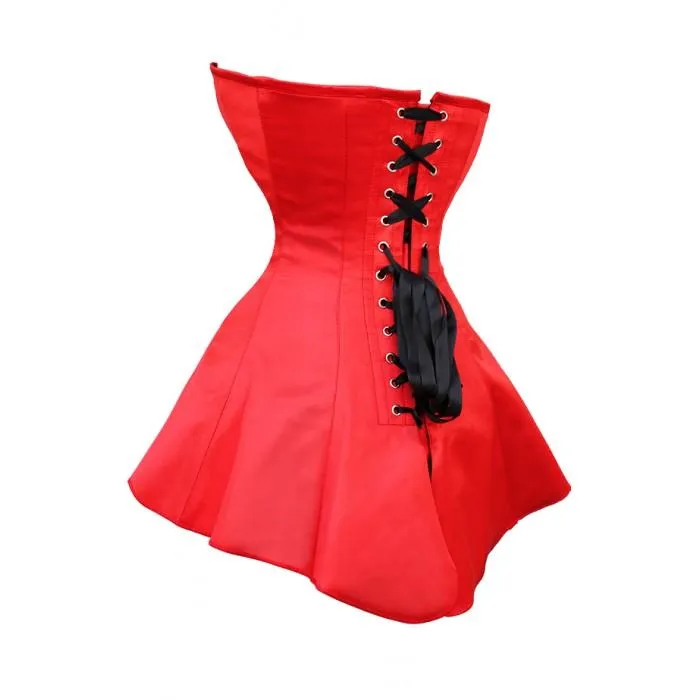 Niyah Gothic Steel Boned Corset Dress